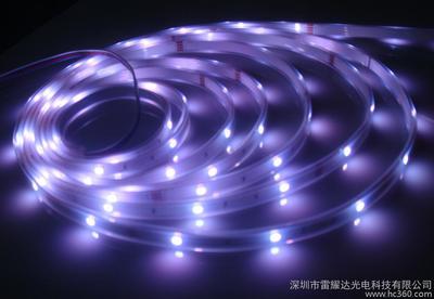 3528 一米30燈、60燈、120燈柔性燈條、燈帶圖片_高清圖_細節(jié)圖-深圳市雷耀達光電科技 -